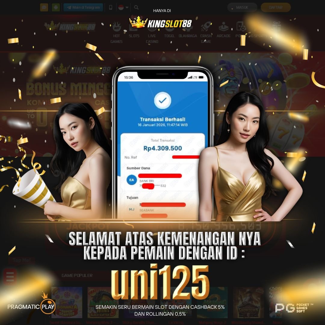 SELAMAT ATAS KEMENANGANNYA UNTUK ID :uni125